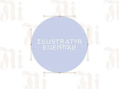 Illustrator Essentials ✨ adobe branding identity illustrator lettering ligatures logo typography
