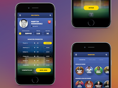 Futpop app design game quiz ui ux