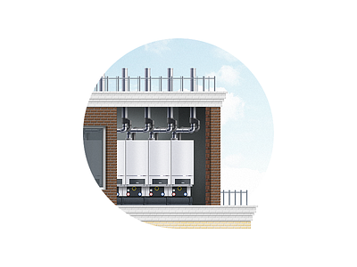 Roof Boiler Illustration boiler illustration pixel perfect roofe