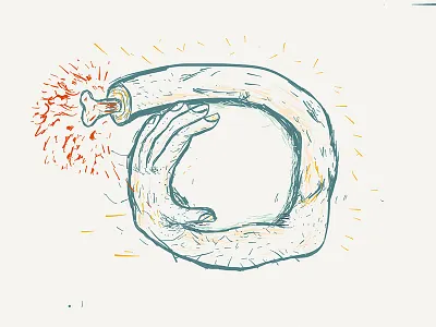 Hand draw illustration ipad