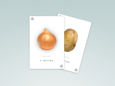 Invites card draft dribbble giveaway invite playing card