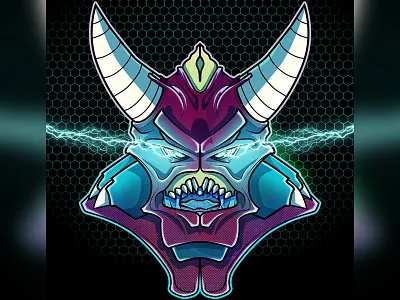 Hells mask design event horror mask monster music