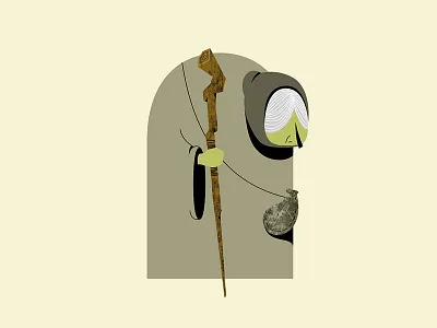 Old Woman grandma grandmother old poor shapes simple texture woman