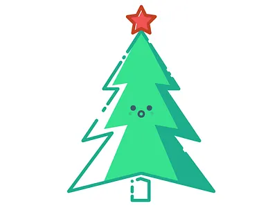 Elka cute iconization illustration modern