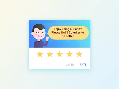 rating diolog design diolog playstore rate star