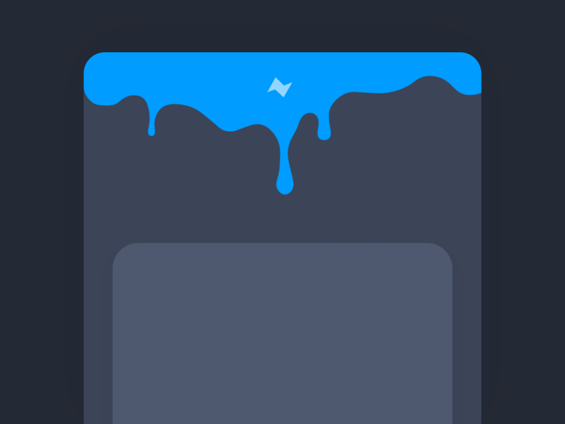 Liquid Pull Down To Refresh animation app down flat gif iphone liquid pull refresh smooth ui