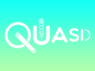 QUASIOUT Logo backpacking dinsinstudio gravelbike logo outdoor quasiout trekking ultralight