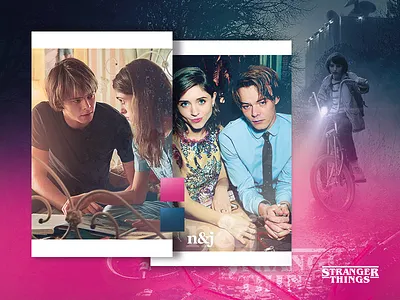 n&j cards movie nj serie stranger things