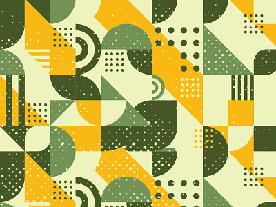 Rejected Banners abstract alberta colour dots edmonton green leaves shapes summer