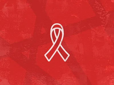 Missions Infographic Icons - 1 aids awareness icon iconography minimalist missions red ribbon texture