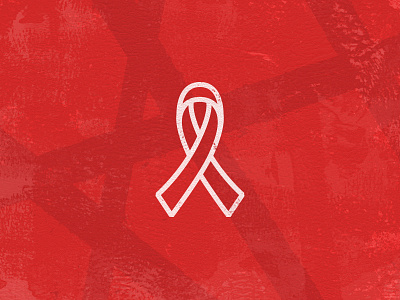 Missions Infographic Icons - 1 aids awareness icon iconography minimalist missions red ribbon texture