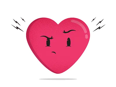 Valentino color dribbble flat illustration invites love valentinesday vector wacom wip