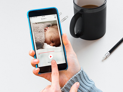 Baby Sleep Tracker app baby mobile sound tracker ui ux