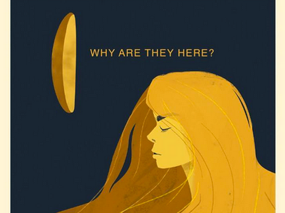 Arrival alien arrival et hair illustration movie poster