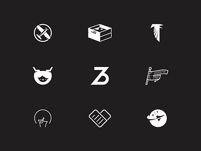 Brand marks over the last few years. brand design icon icons line logo mark type
