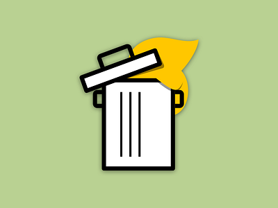 Dump icon illustrations