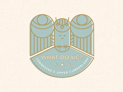 UCDD branding idea eyes offset owl stars tennessee