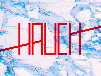 Hauch abstract band logo type