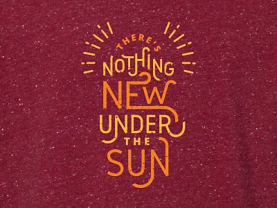 Under the Sun apparel logo shirt typography