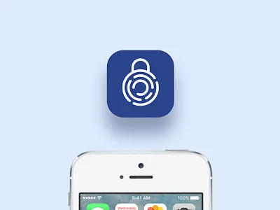 Photo Authentication Logo authentic brand identity certify fingerprint identity design logo logo mark security