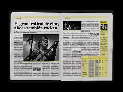 MIRADAS/ Newspaper bafici cosgaya design diario editorial fadu grid newspaper periodico press tipografia type