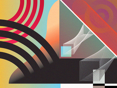 No Title art colors design gradients lines logo shapes typography