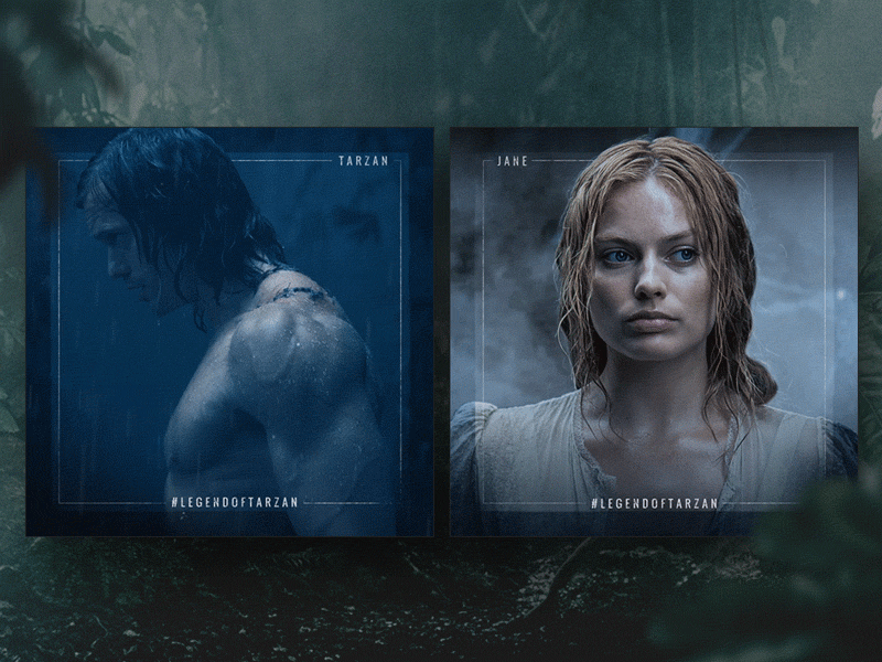 Tarzan - Social Cinemagraphs animation cinemagraph film fx jungle social socialmedia tarzan