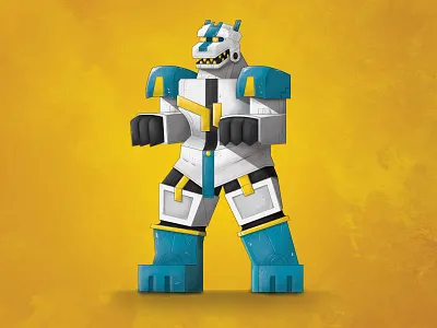 Go Go Power Solar Bear character design hockey mascot orlando orlando solar bears polar bear power rangers robot sports vector