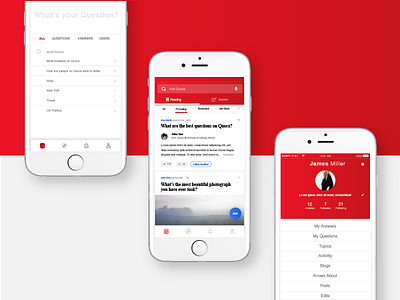 Quora App Redesign concept product design quora uiux