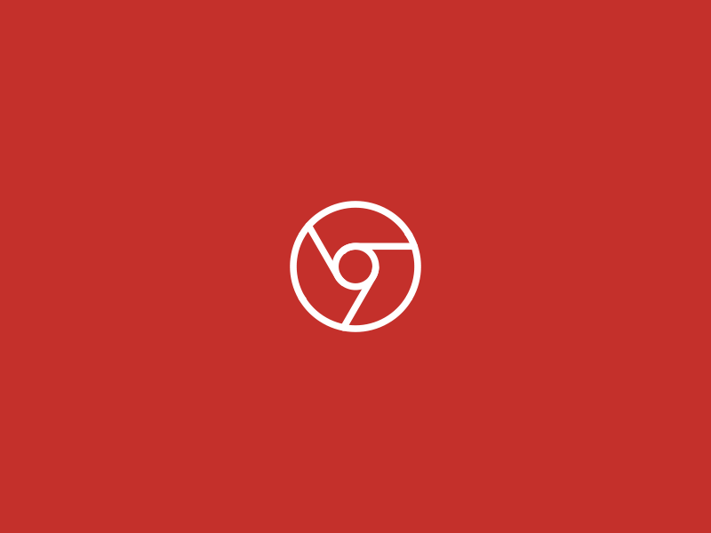 Chrome to YouTube Icon Transition animation chrome icon line icon transition ui ux youtube