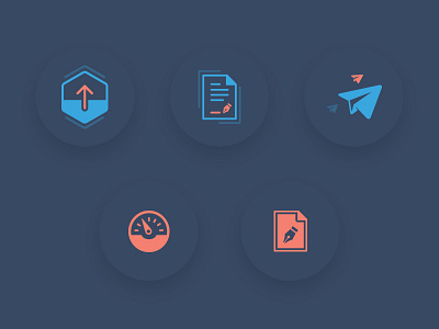 Icons for landing page and app dashboard app application dashboard icons illustration landing page signature