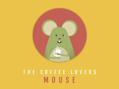 MOUSE animal circle coffee cup hot mouse mug round