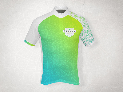 Greens - procycling team jersey apparel clothes cycling design fashion jersey mockup tshirt