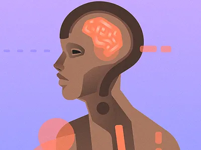 Question the Reward art editorial geometric illustration person question