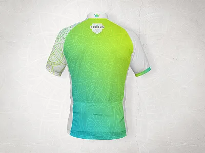 Greens - procycling team jersey apparel clothes cycling design fashion jersey mockup tshirt