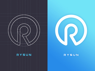 Logo-rysun blue logo r