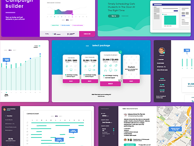 Web app comps app flat ui ux web