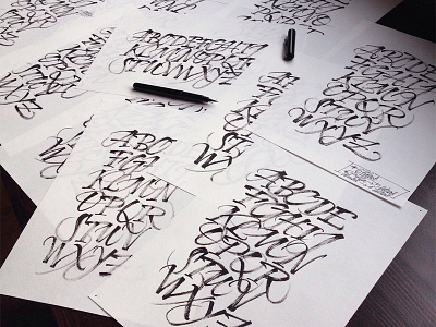 Sketches! brush brush lettering calligraphy lettering sketch texture