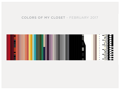 Minimal Closet closet clothes color block design challenge flat shirt wardrobe