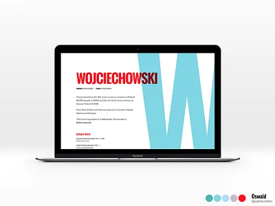 Design Roulette challenge colors design oswald quattrocentro random swiss typography web