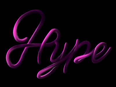 Hype brush hype photoshop purple type typography