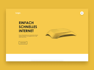 Landingpage Animation animation gif landingpage yellow