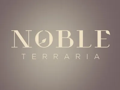 Noble Terraria logo design terrarium
