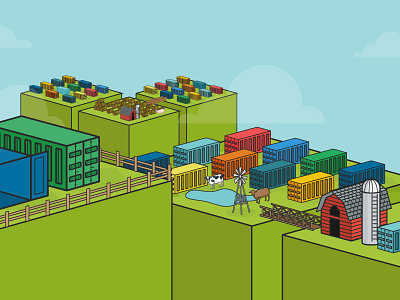 Containerfarm Fullcolor Blacklines Small