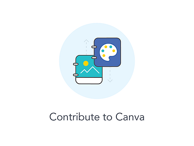 Contribute to Canva canva design help center icon icons illustration product ui ux