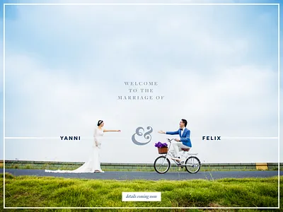 Wedding Hero #1 background image couple hero landing marriage wedding