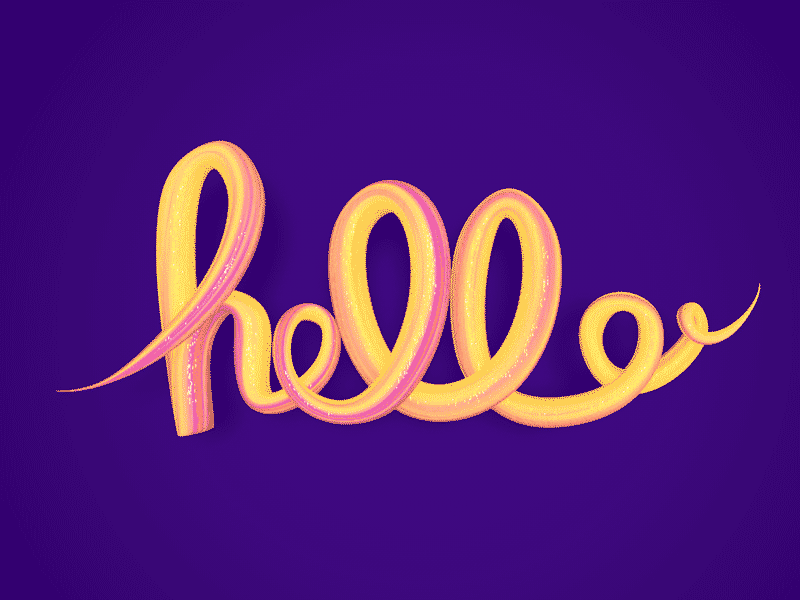 Abstract Paint Strokes c4d gif ps