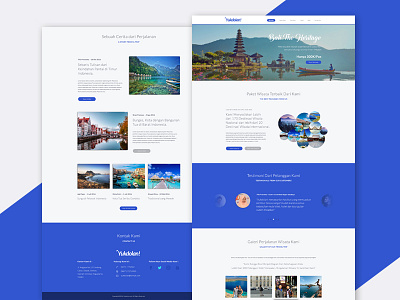 Tour & Travel Agency Landing design flat heritage landing responsive travel ui uiux ux webdesign