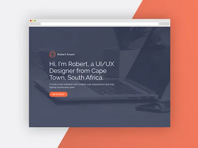 Coming Soon Page coming soon page consultant design i am robert smart ui ux website