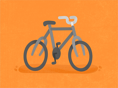 Bike bike flat grain texture vector